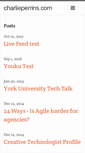 Mobile Screenshot of charlieperrins.com